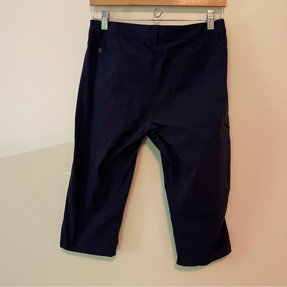 Orvis Womens Nylon Blend Outdoor Hiking Capri Pants Shorts Navy Size 6 Camping - Picture 7 of 7